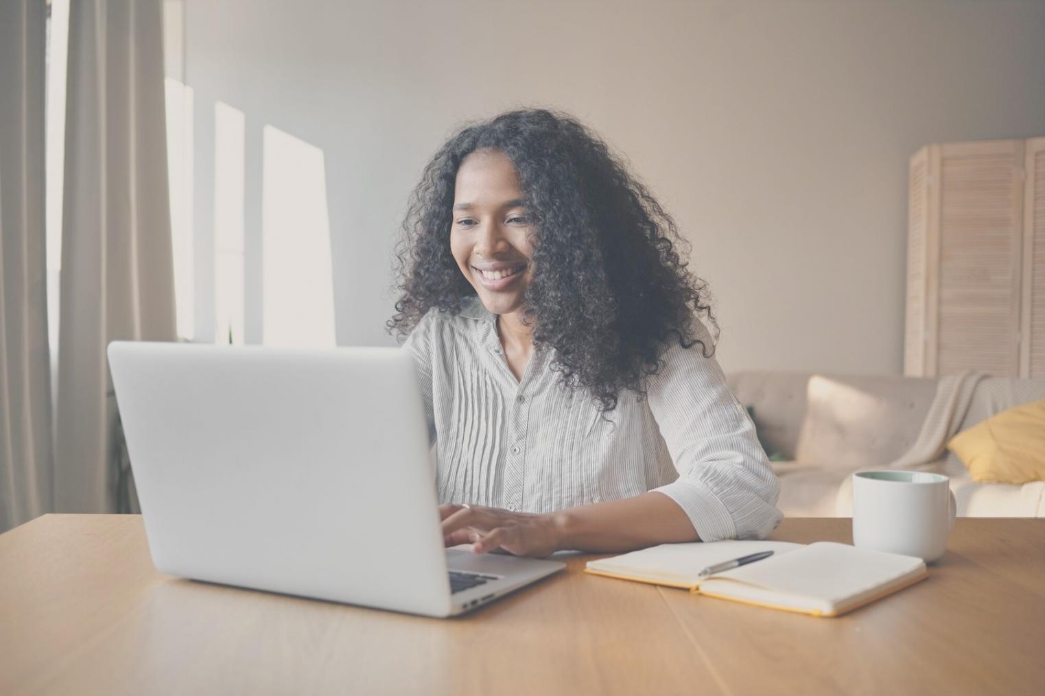 Students collaborating on financial analysis project