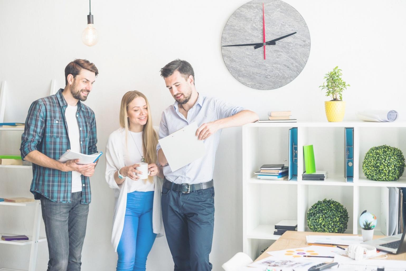 Financial analysis workspace with charts and data visualization